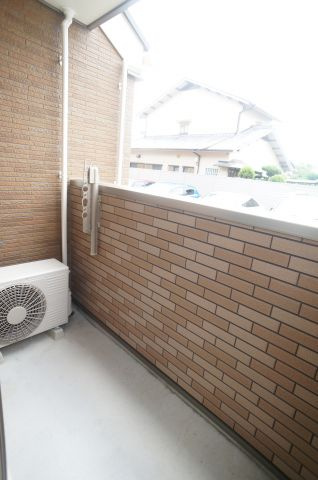 クリステル宝塚のバルコニー