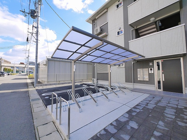 Annex大森Aのその他共用部分|ゆったりとした駐輪スペース