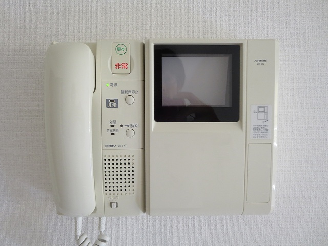 RESIDIA根岸のセキュリティ|モニター付インターホンセキュリティです