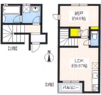 デザインメゾン茶屋町の間取り