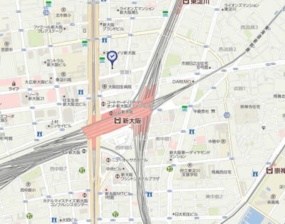 【地図】 | クリスタルグランツ新大阪