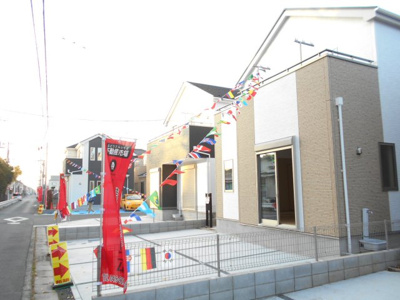 【外観】 | 越谷市　新築　大泊　全18棟　8号棟　らすと3棟 | 落ち着いた雰囲気の外観です