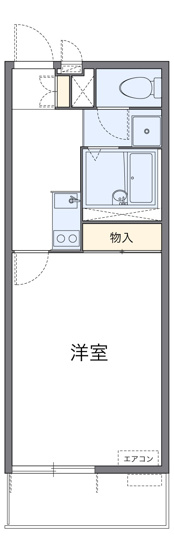 【間取り】 | レオネクストイーエフⅢ