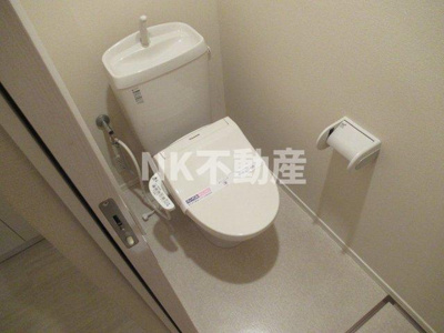 【トイレ】 | メゾンKoma（メゾンコマ）（長瀬賃貸） | 落ち着いたトイレです