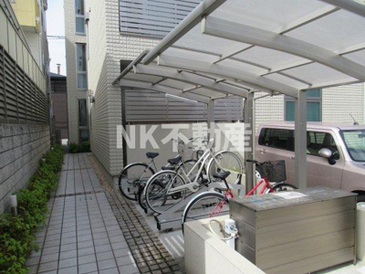 【その他】 | メゾンKoma（メゾンコマ）（長瀬賃貸） | 駐輪場です