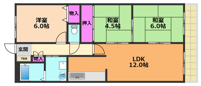 【間取り】 | クオレグランデ