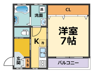 【間取り】 | CoLaBo津門呉羽町 | CoLaBo津門呉羽町