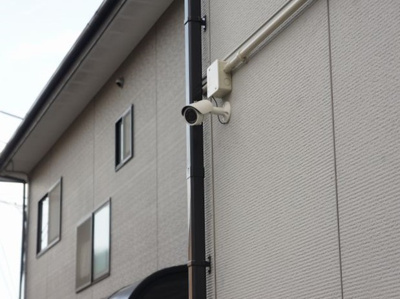 【設備】 | ラフォーレ・ハピネスC | 安心な生活ができる防犯カメラが設置してあります♪