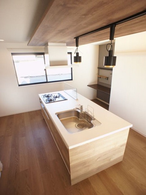 【キッチン】 | ラフォーレ・ハピネスC | オシャレなアイランドキッチンです♪