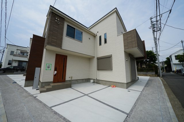 保土ヶ谷区峰岡町２丁目　全３棟新築戸建て【成約】の外観|相鉄本線「星川」駅徒歩約8分の新築戸建物件です。