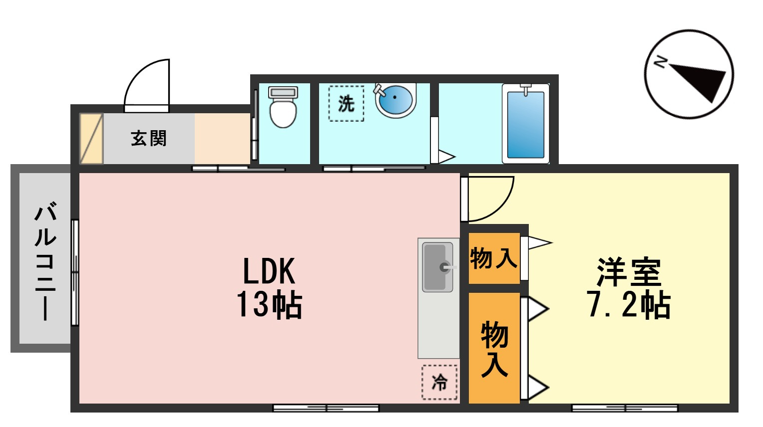 メゾンヤードの間取り