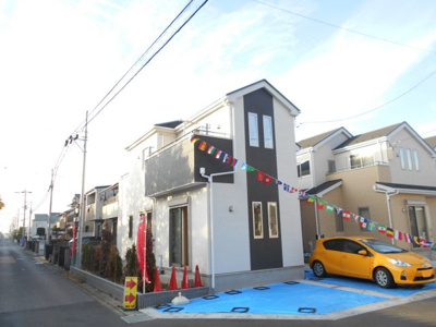 【外観】 | 越谷市　新築　大泊　全18棟　10号棟　らすと3棟 | 外観もきれいです。さらに価格変更です。2980万円から2880万に