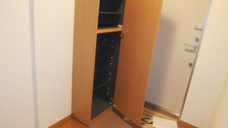 アンソレイユの玄関|玄関に下駄箱あります