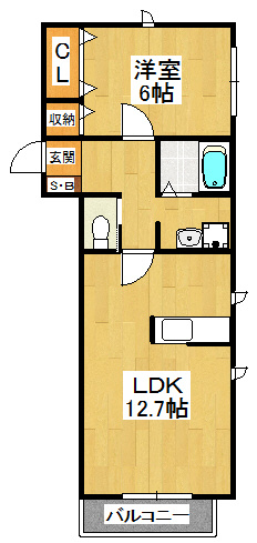 アンソレイユの間取り