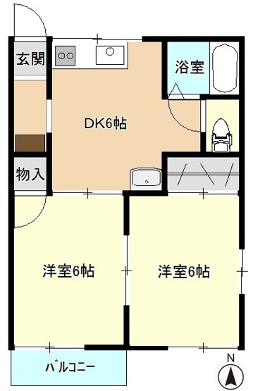 【間取り】 | アルス中林