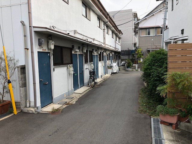 フラット荘園の外観|外観は落ち着いています