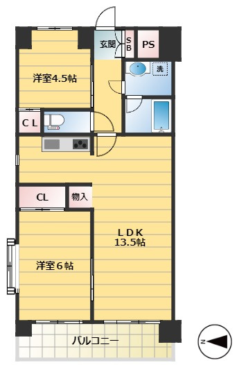 【間取り】 | フローラル東葛西Ⅲ