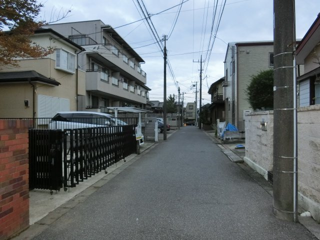 習志野市本大久保２丁目　中古戸建　南西側道路で陽当り良好の前面道路含む現地写真|前面道路含む現地写真です 南西側道路面