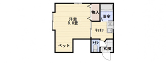 【間取り】 | ＫコーポⅡ
