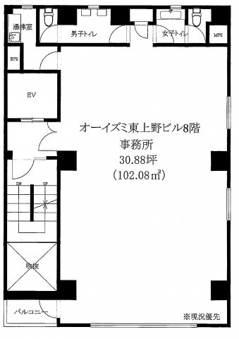 オーイズミ東上野ビルの間取り