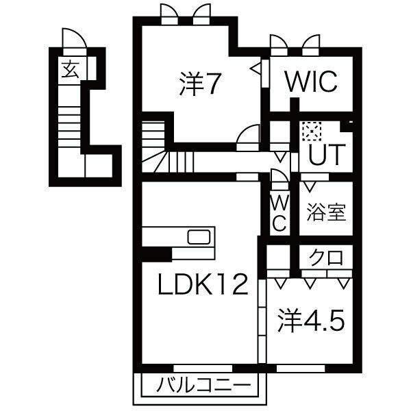 アンソレイエファミーユB棟の間取り
