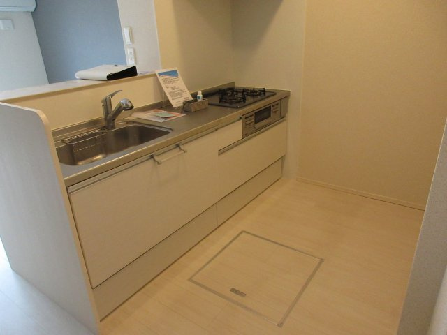 アンソレイエファミーユB棟のキッチン