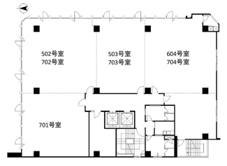 【間取り】 | 栄町通り沿い事務所ビル
