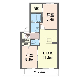 【間取り】 | フォレスターⅠ　シャーメゾン