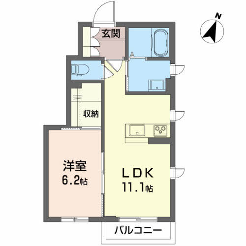 ウエストクロスの間取り