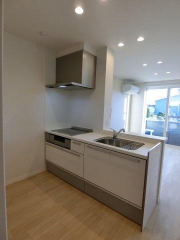 ウエストクロスのキッチン