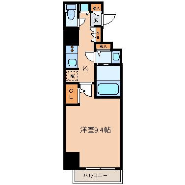 【間取り】 | エスライズ北堀江