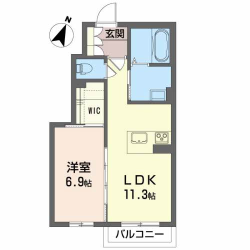 メゾンリバレインの間取り