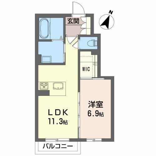 メゾンリバレインの間取り