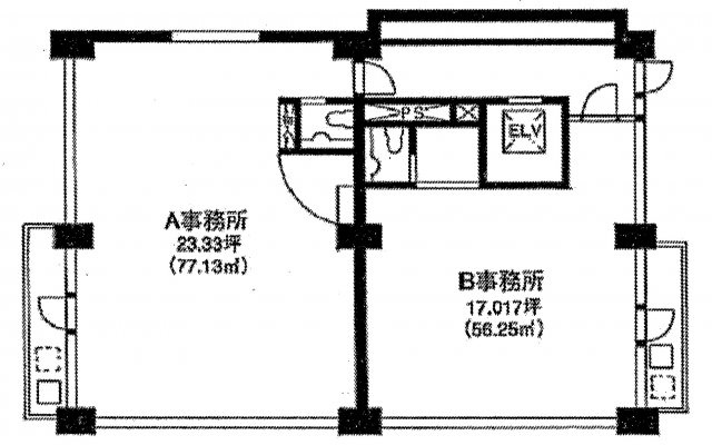 番町ビルの間取り