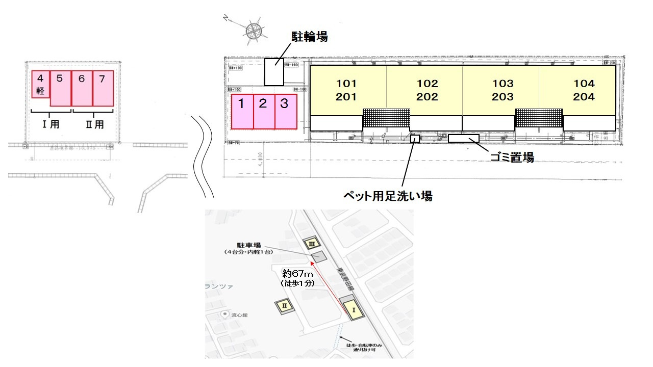 フォレスタⅠの区画図