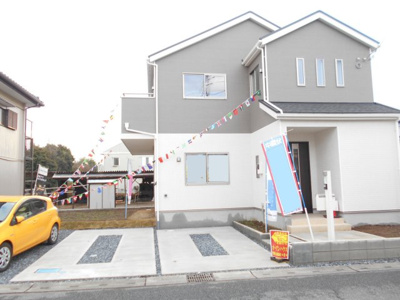 【駐車場】 | 久喜　菖蒲町新堀　全1棟　1号棟　55坪 | カースペースがあります。1780から1730万円に価格変更です。