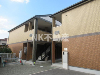 【外観】 | アルベージュ八戸ノ里Ⅱ番館（八戸ノ里賃貸） | 外観もきれいです