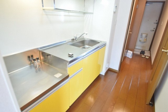 クレインコート弐番館のキッチン|2口コンロ設置可能！