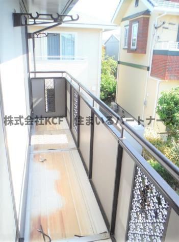 セジュール坂井Ⅰのバルコニー|開放的で明るい空間を演出してくれるバルコニーです