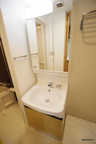 レジュールアッシュ京橋　仲介手数料無料の洗面所