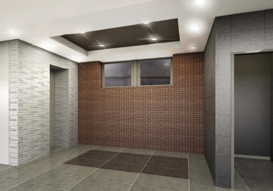 サンフォリア大手前　BRAVI不動産のロビー|【サンフォリア大手前】ゆとりのあるロビーです