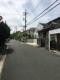 【前面道路含む現地写真】 | 外観 東側6ｍ道路（北側から）
