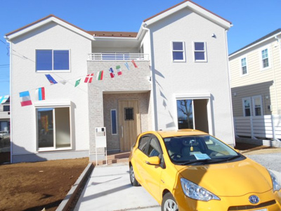 【外観】 | 久喜　菖蒲町三箇　全1棟　2号棟　南道路　70坪 | 建物外観を気になさる方へ、見た目の良い物件です。2880から2680万円に価格変更です