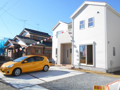 【駐車場】 | 久喜　菖蒲町三箇　全1棟　2号棟　南道路　70坪 | 車をお持ちの方に嬉しい駐車場付きの物件です。2880から2680万円に価格変更です