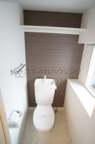 ビューテラス売布Ⅱ（View Terrace 売布Ⅱ）のトイレ|参考、同建物・反転間取りの号室