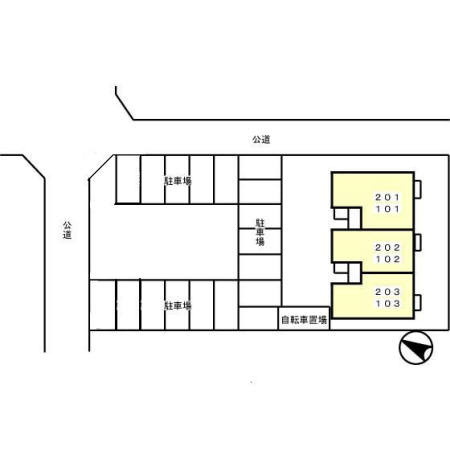ファミール二池のその他|配置図
