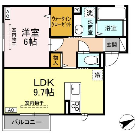 シャローム中ノ橋の間取り