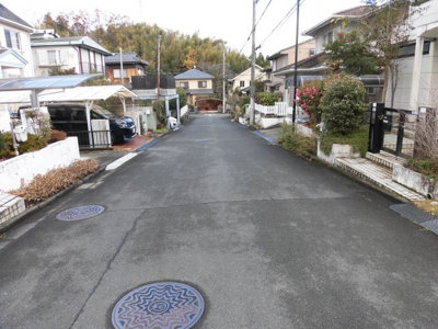【前面道路含む現地写真】 | 大津市仰木の里5丁目11-9　売り土地