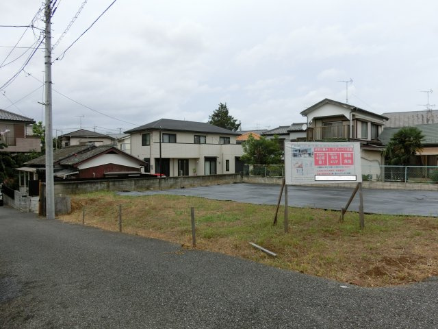 習志野市花咲１丁目　土地　建築条件なし　南東・南西公道の角地の外観