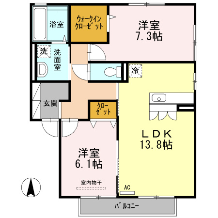 【間取り】 | D-room青山　B棟